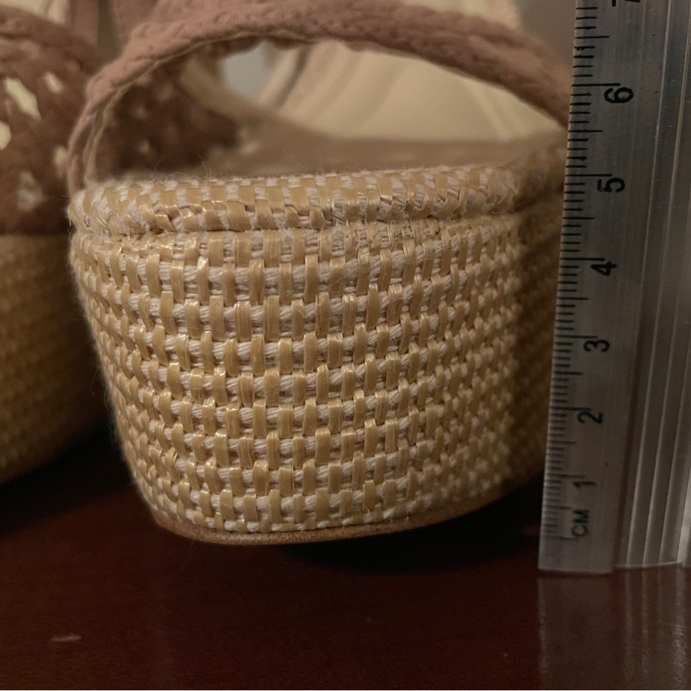 Jessica Simpson Aditi Platform Sandals Natural Color - Picture 7 of 8